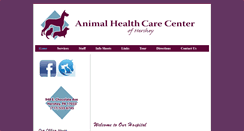 Desktop Screenshot of animalhealthcarecenterofhershey.com